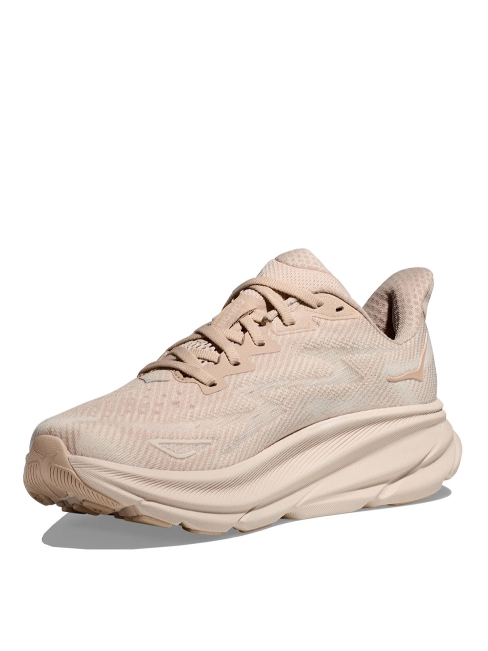HOKA Women’s Clifton 9 in Shifting Sand/Eggnog - Picture 4 of 15